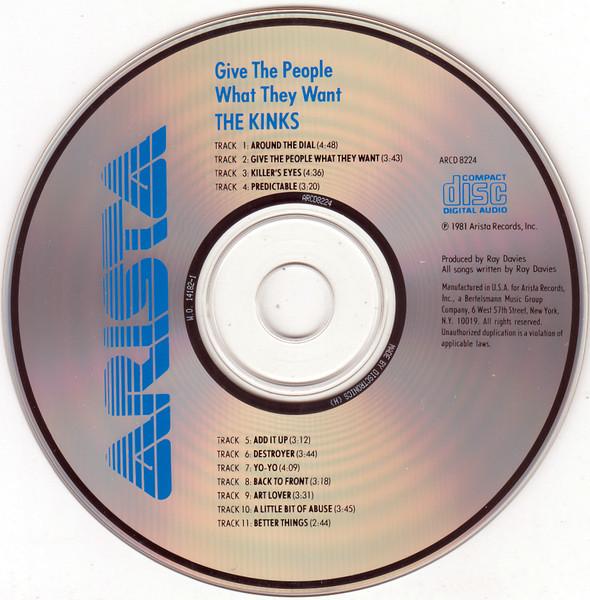 Kinks - Give The People What They Want - Cd
