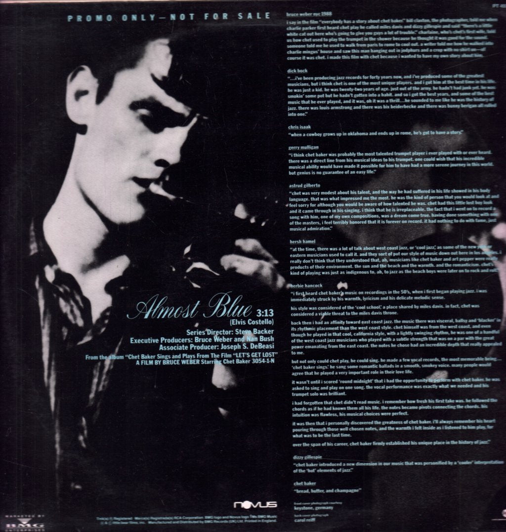 Chet Baker - Almost Blue - 12 Inch