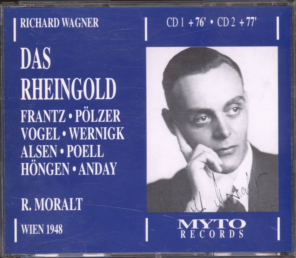 Rudolf Moralt, Wiener Symphoniker - Wagner - Das Rheingold - Double Cd