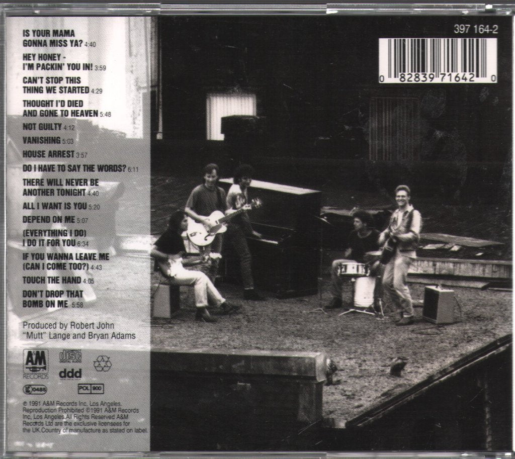 Bryan Adams - Waking Up The Neighbours - Cd