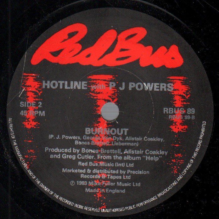 Hotline With Pj Powers - Help - 7 Inch