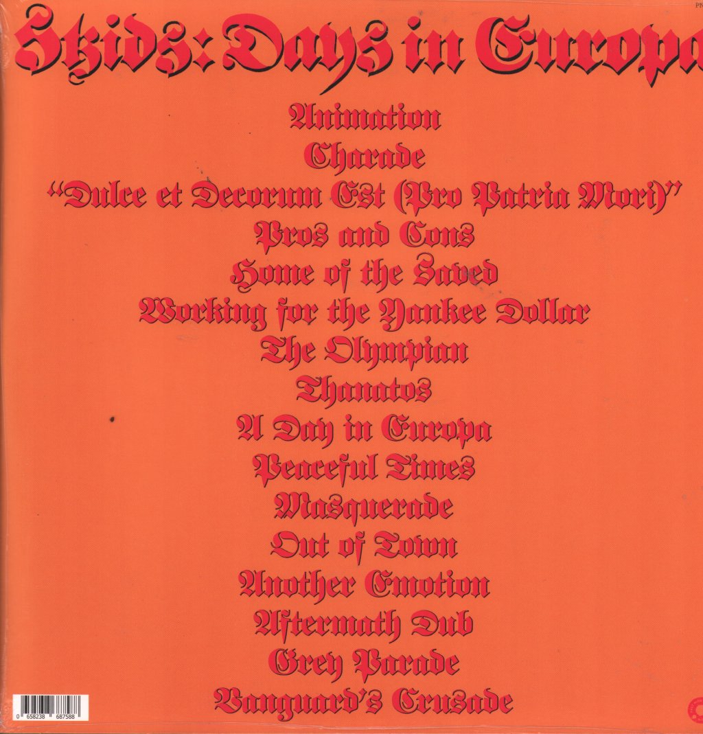 Skids - Days In Europa - Lp