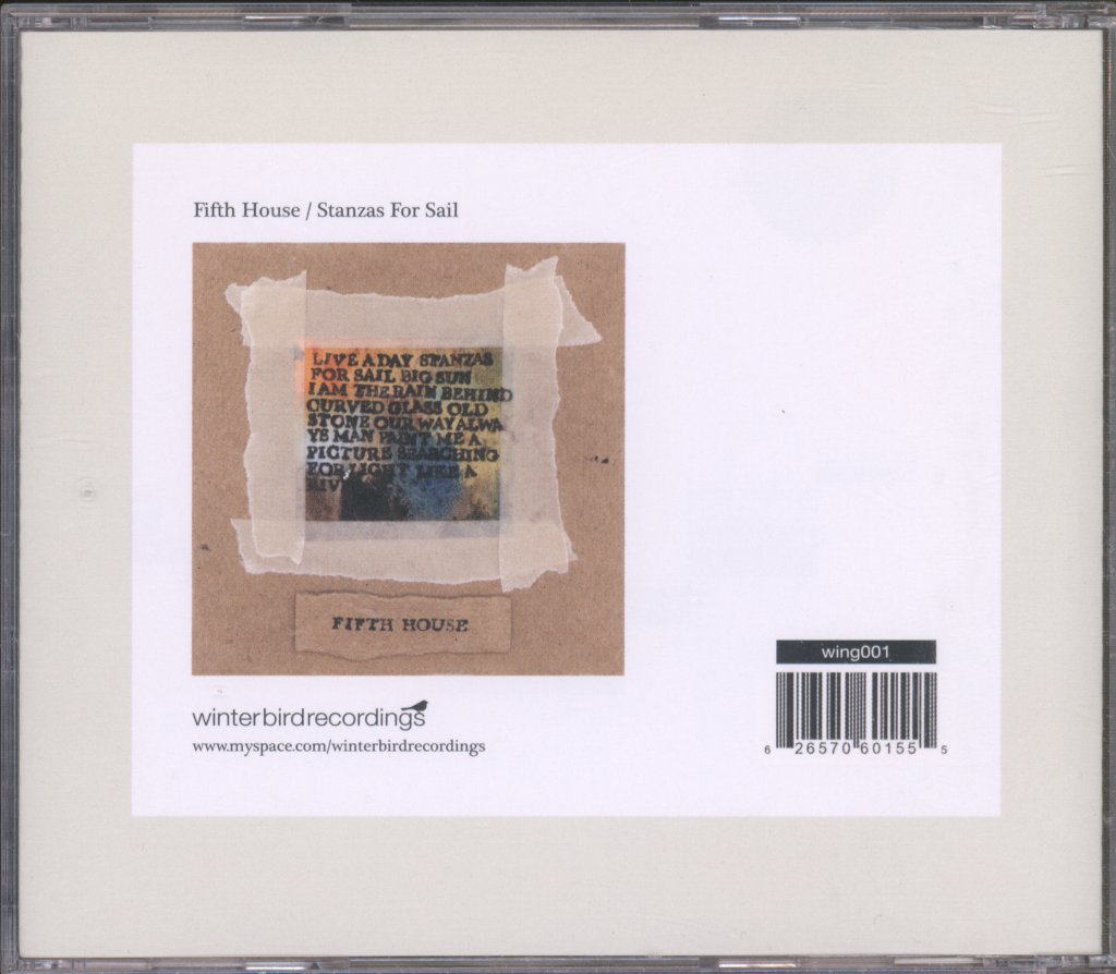 Fifth House - Stanzas For Sail - Cd