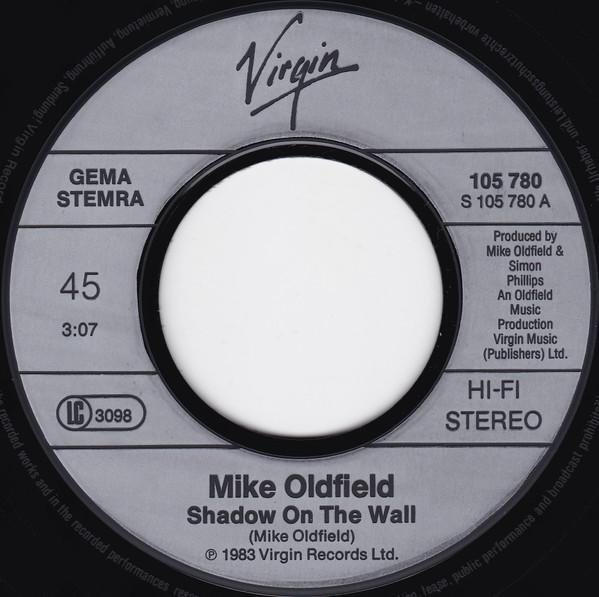 Mike Oldfield - Shadow On The Wall - 7 Inch