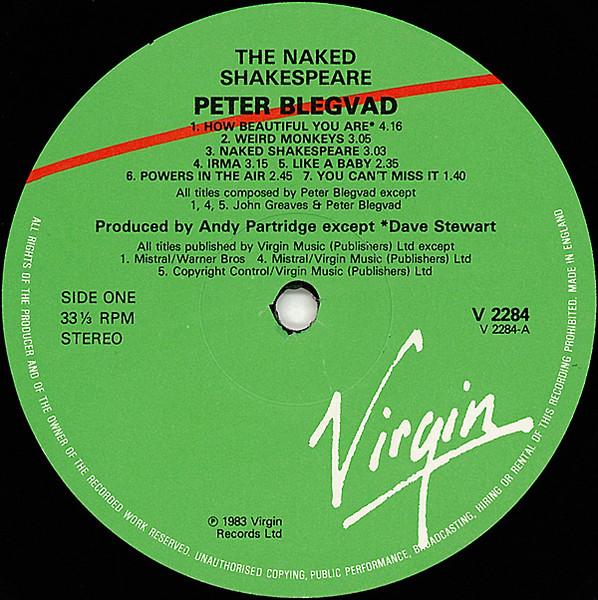 Peter Blegvad - Naked Shakespeare - Lp