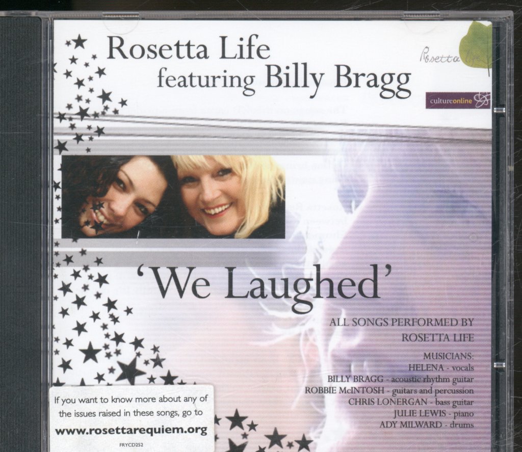 Rosetta Life Featuring Billy Bragg - We Laughed - Cd