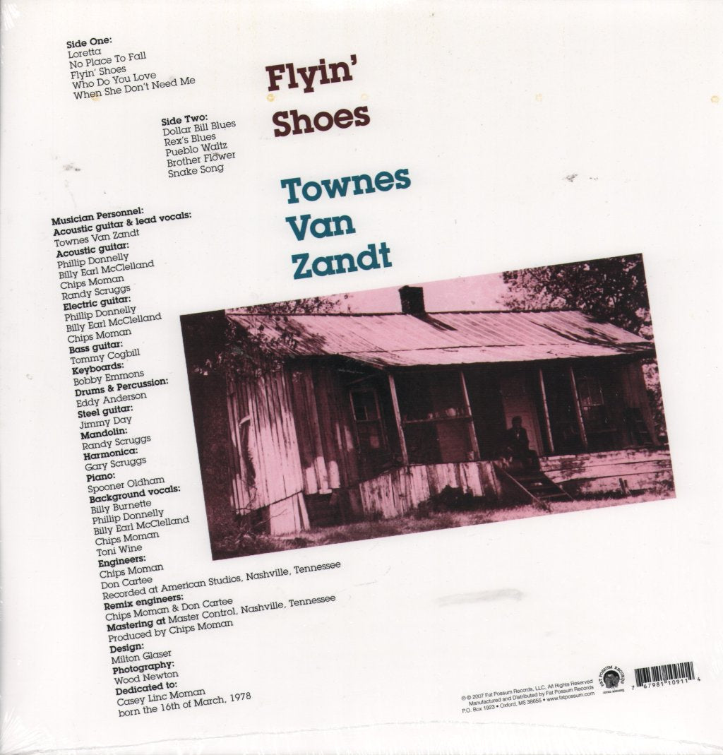 Townes Van Zandt - Flyin' Shoes - Lp