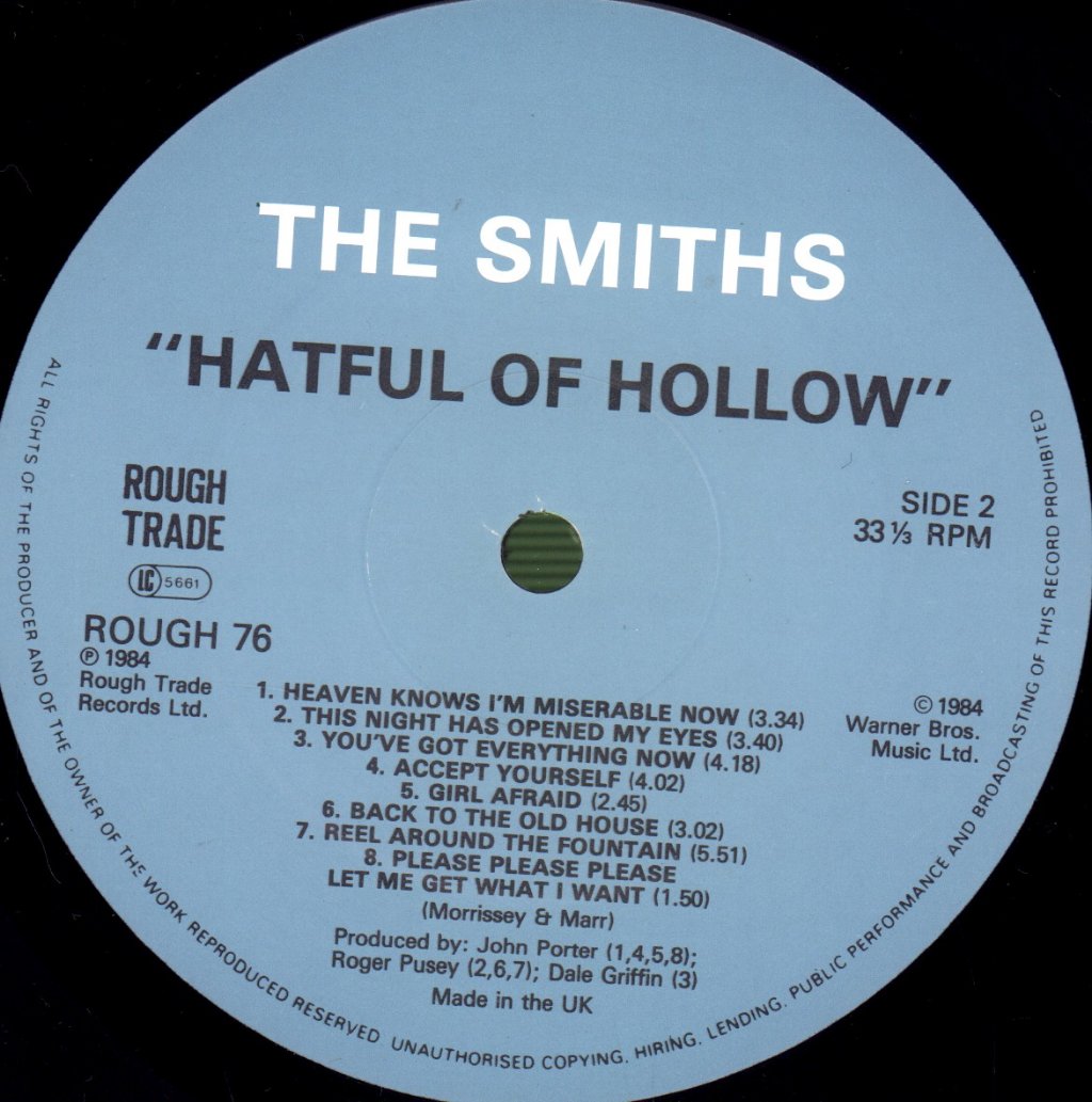 Smiths - Hatful Of Hollow - Lp