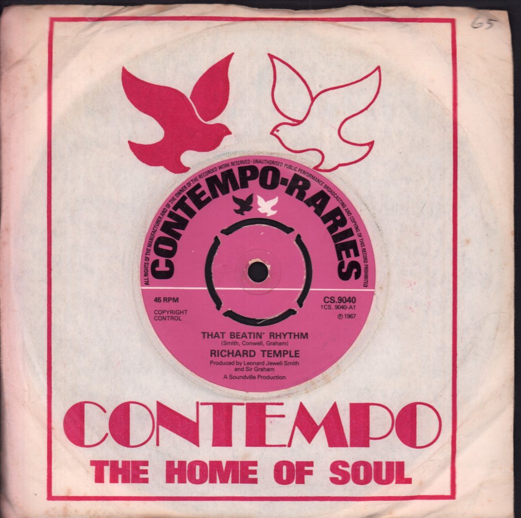 Richard Temple - That Beatin' Rhythm - 7 Inch