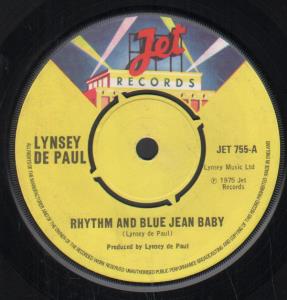 Lynsey De Paul - Rhythm And Blue Jean Baby - 7 Inch