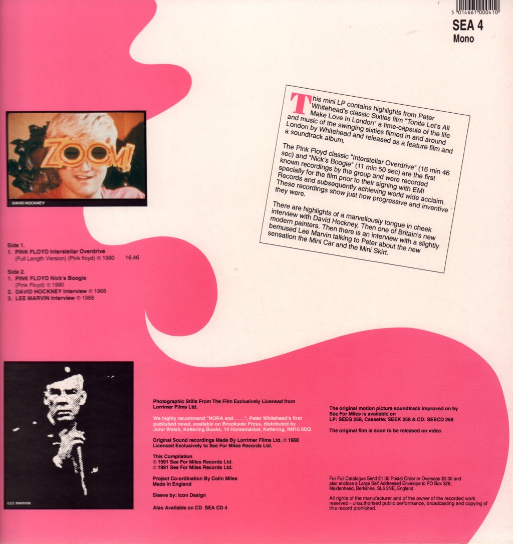 Pink Floyd - Tonite Let's All Make Love In London - Lp