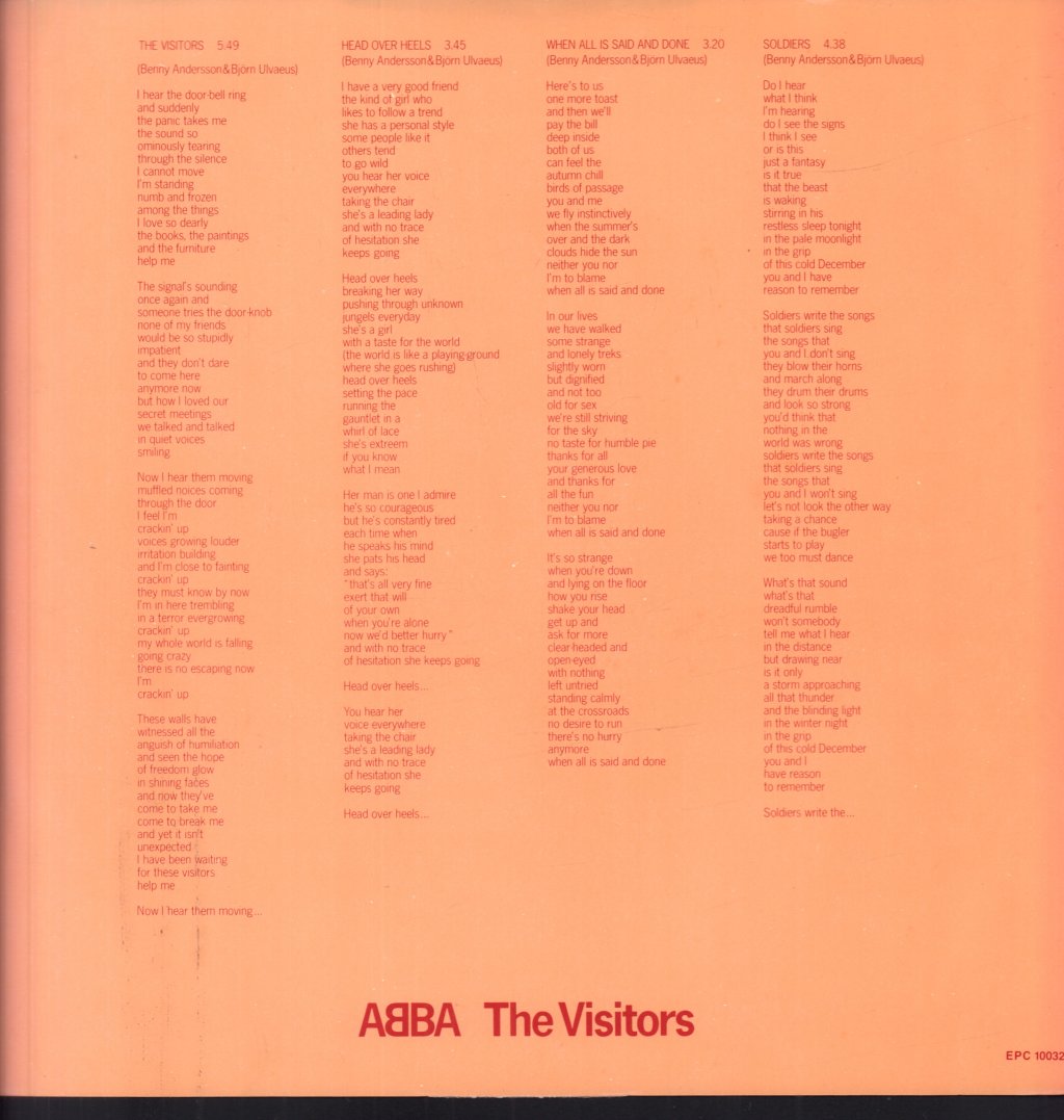 ABBA - Visitors - Lp