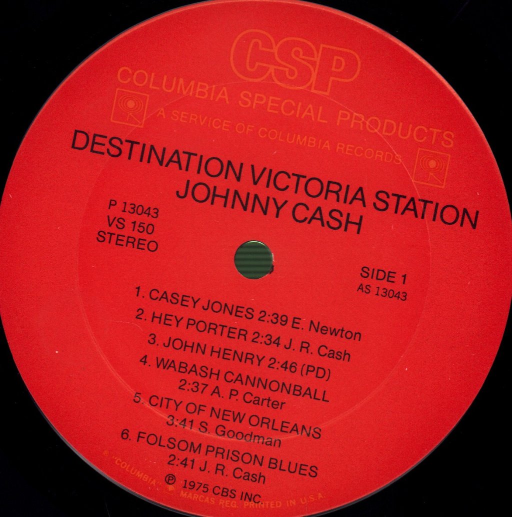 Johnny Cash - Destination Victoria Station - Lp