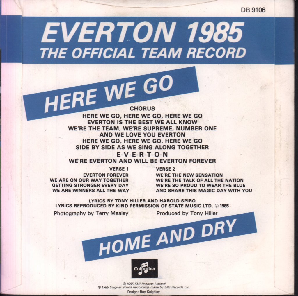 Everton 1985 - Here We Go - 7 Inch