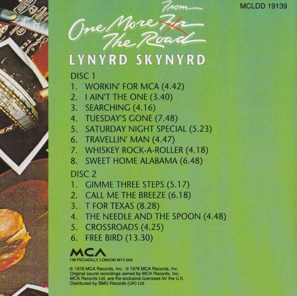 Lynyrd Skynyrd - One More From The Road - Double Cd
