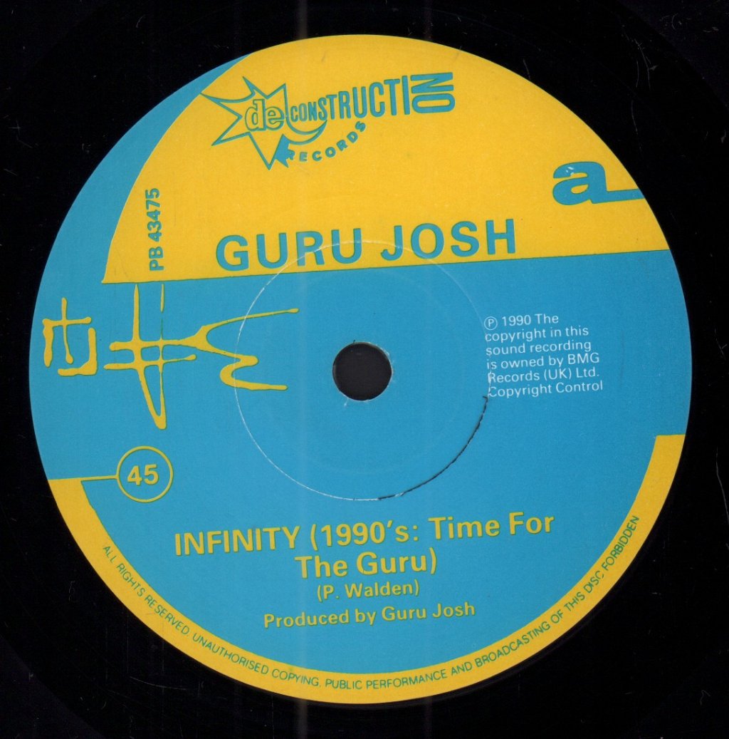 Guru Josh - Infinity - 7 Inch
