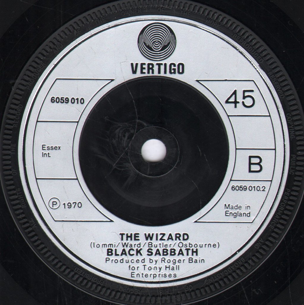 Black Sabbath - Paranoid - 7 Inch