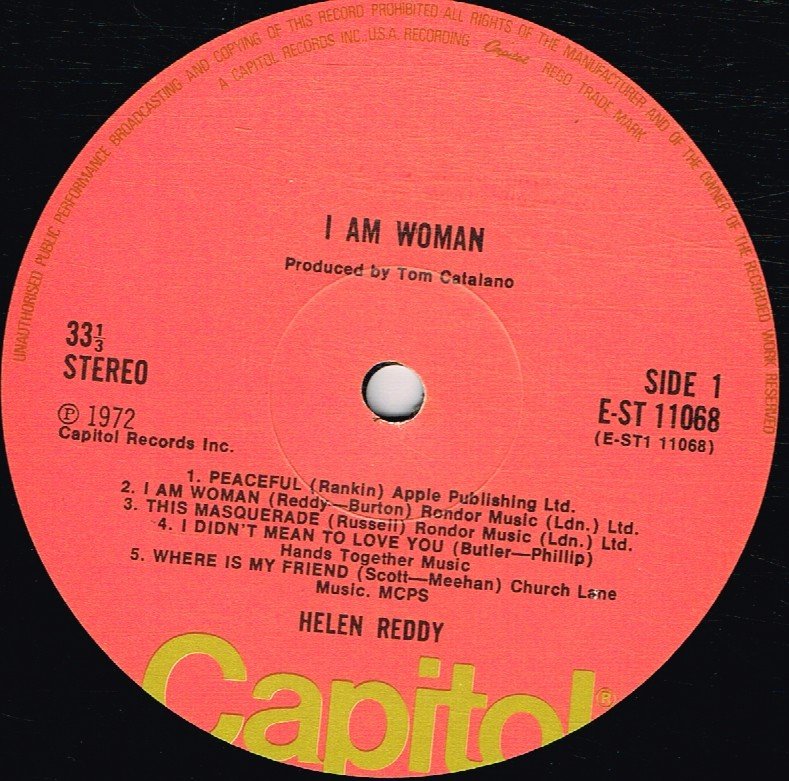 Helen Reddy - I Am Woman - Lp