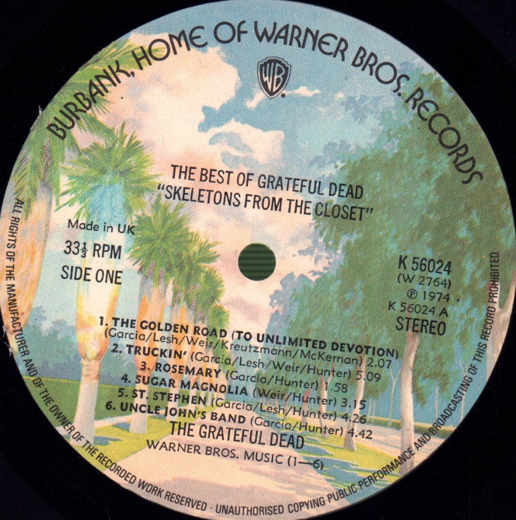 Grateful Dead - Skeletons From The Closet (Best Of) - Lp