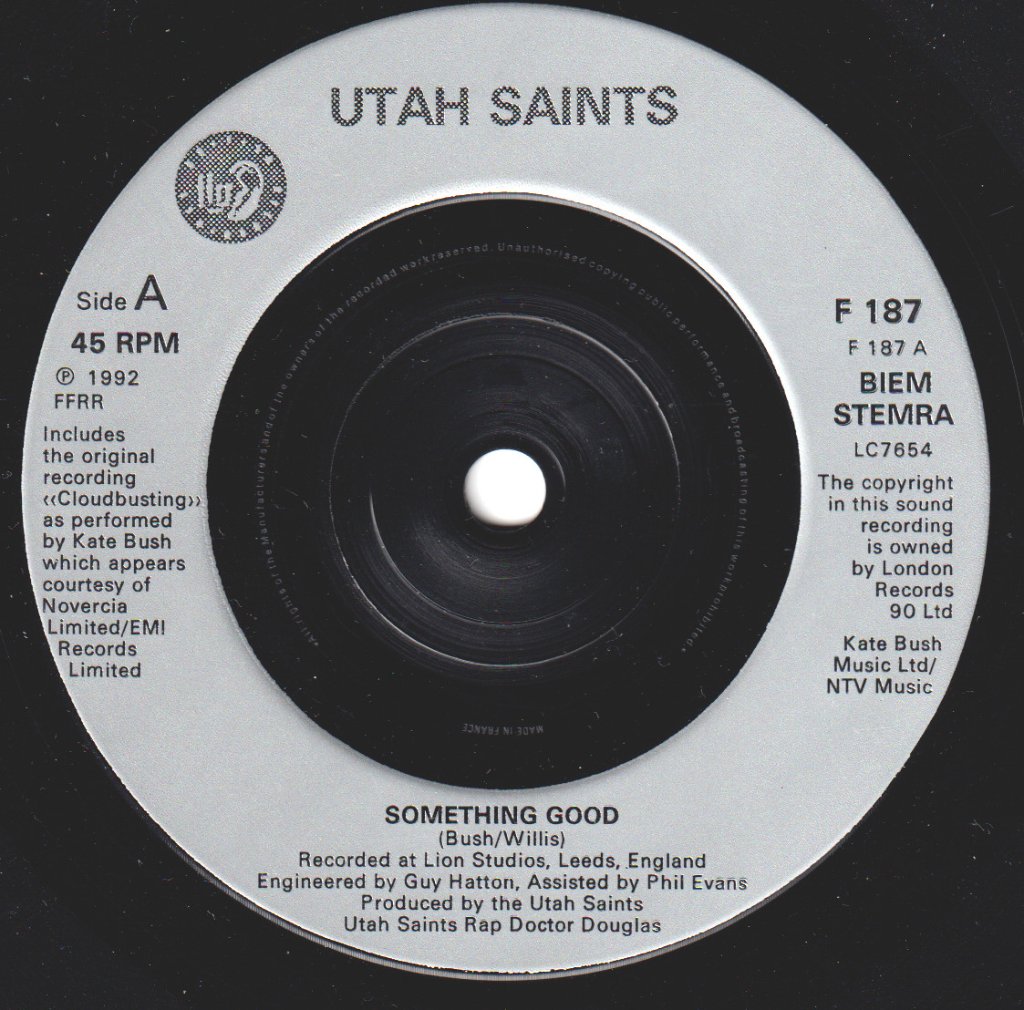 Utah Saints - Something Good - 7 Inch