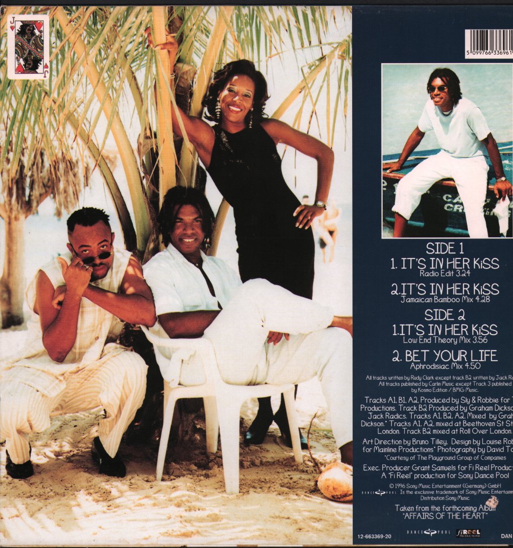 Jack Radics Featuring Gwen Dickey & Red Dragon - It's In Her Kiss - 12 Inch