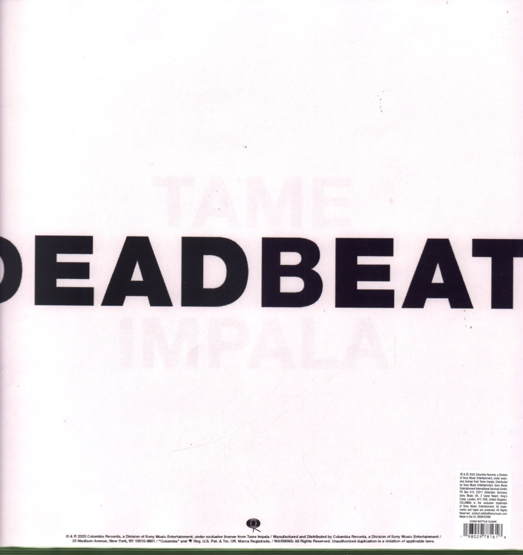 Tame Impala - Deadbeat - Double Lp