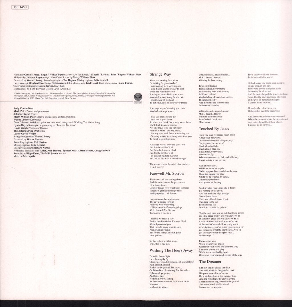 All About Eve - Touched By Jesus - Lp