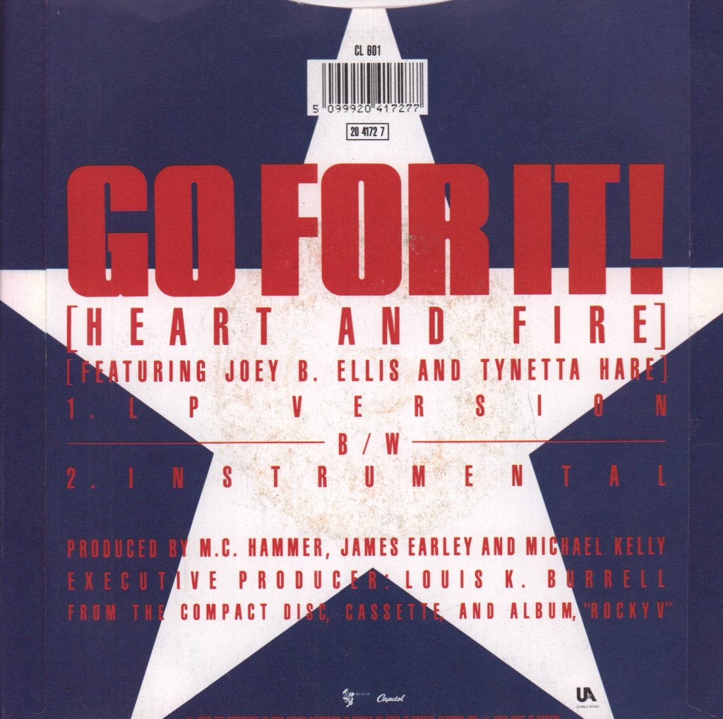 Rocky V Feat. Joey B Ellis And Tynetta Hare - Go For It - 7 Inch