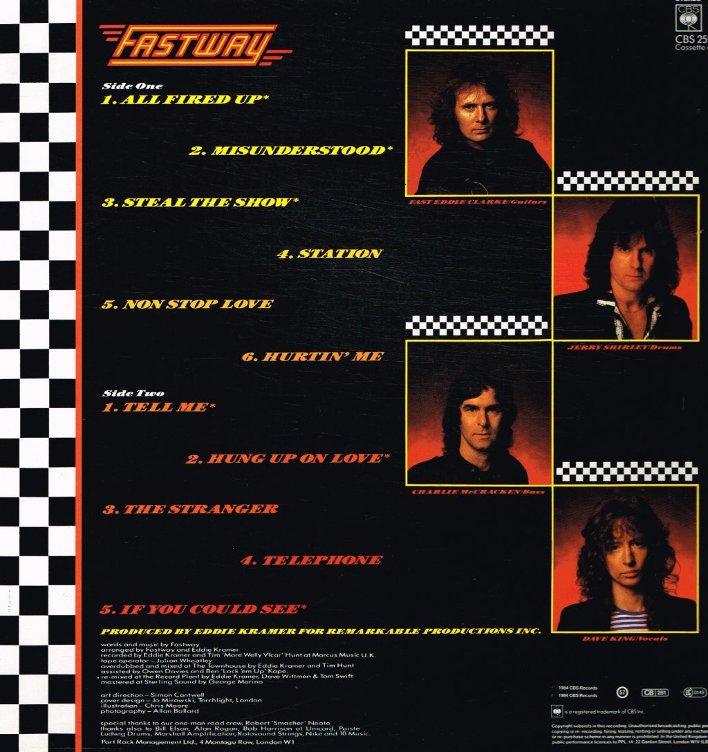 Fastway - All Fired Up - Lp