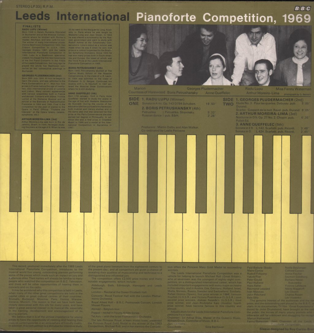 Various Artists - Leeds International Pianoforte Competition - Lp