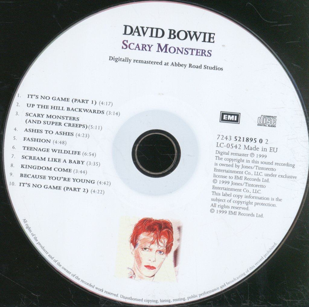 David Bowie - Scary Monsters - Cd
