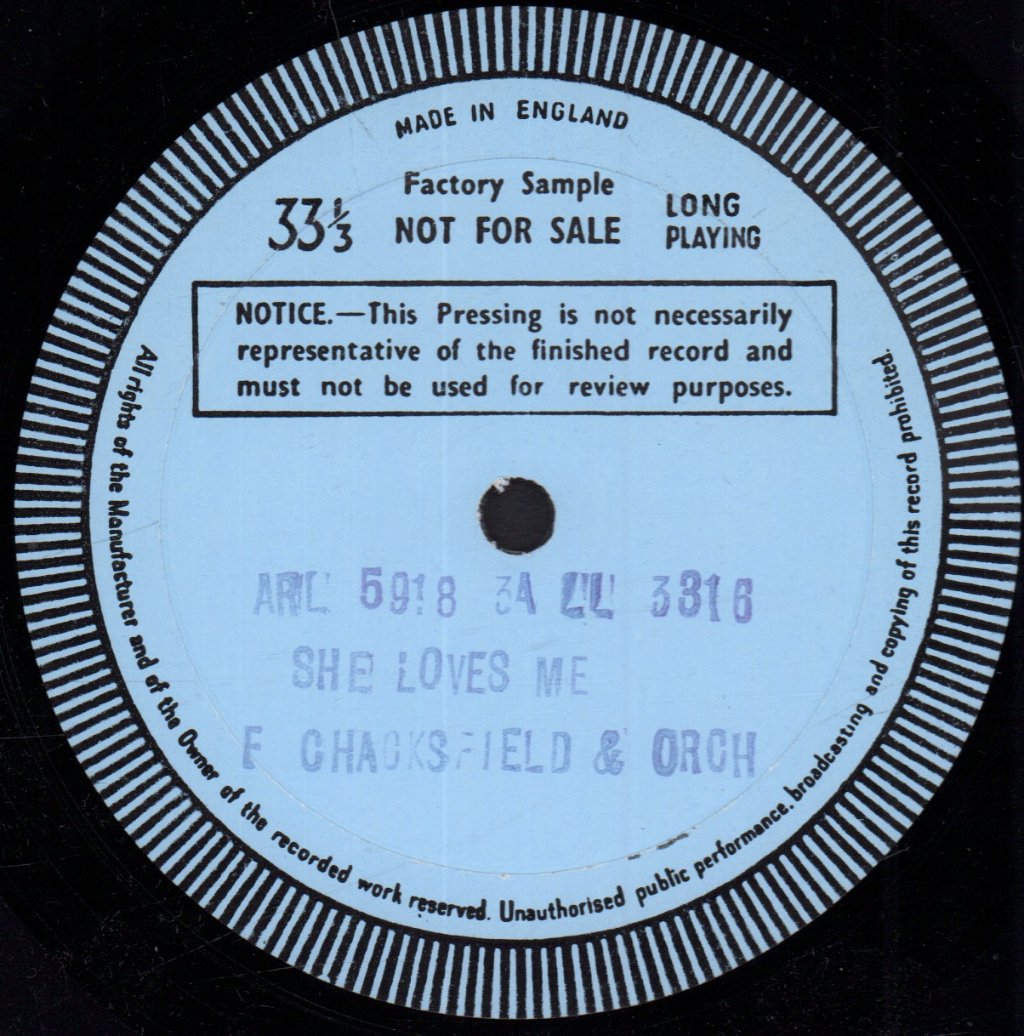 frank chacksfield & orch - She Loves Me - Lp