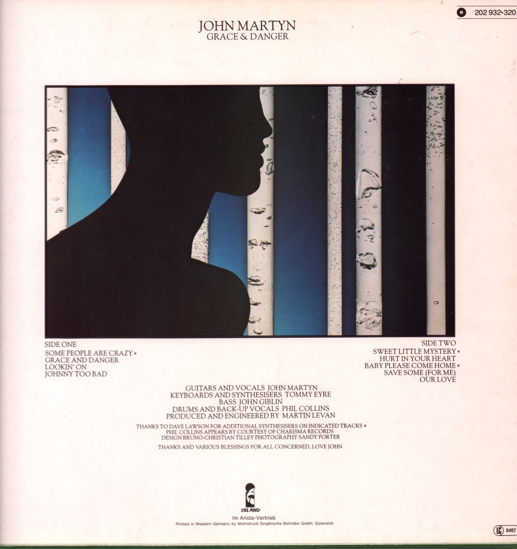 John Martyn - Grace And Danger - Lp