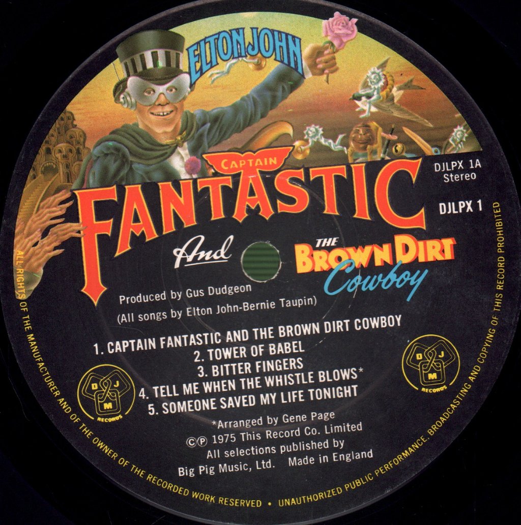 Elton John - Captain Fantastic - Lp