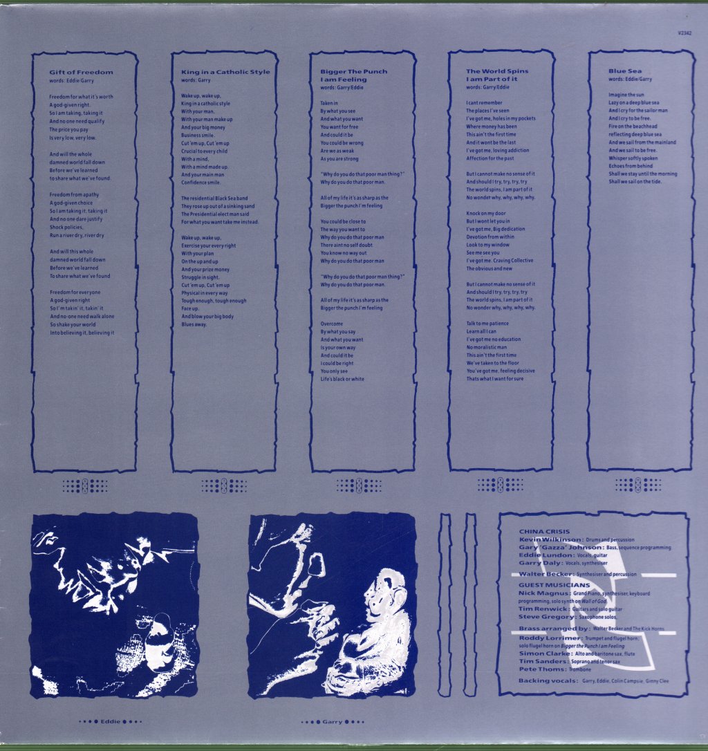China Crisis - Flaunt The Imperfection - Lp