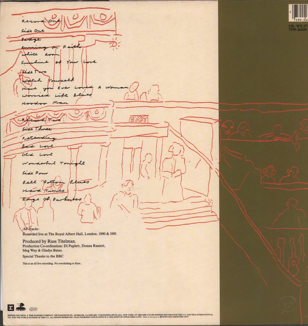 Eric Clapton - 24 Nights - Double Lp