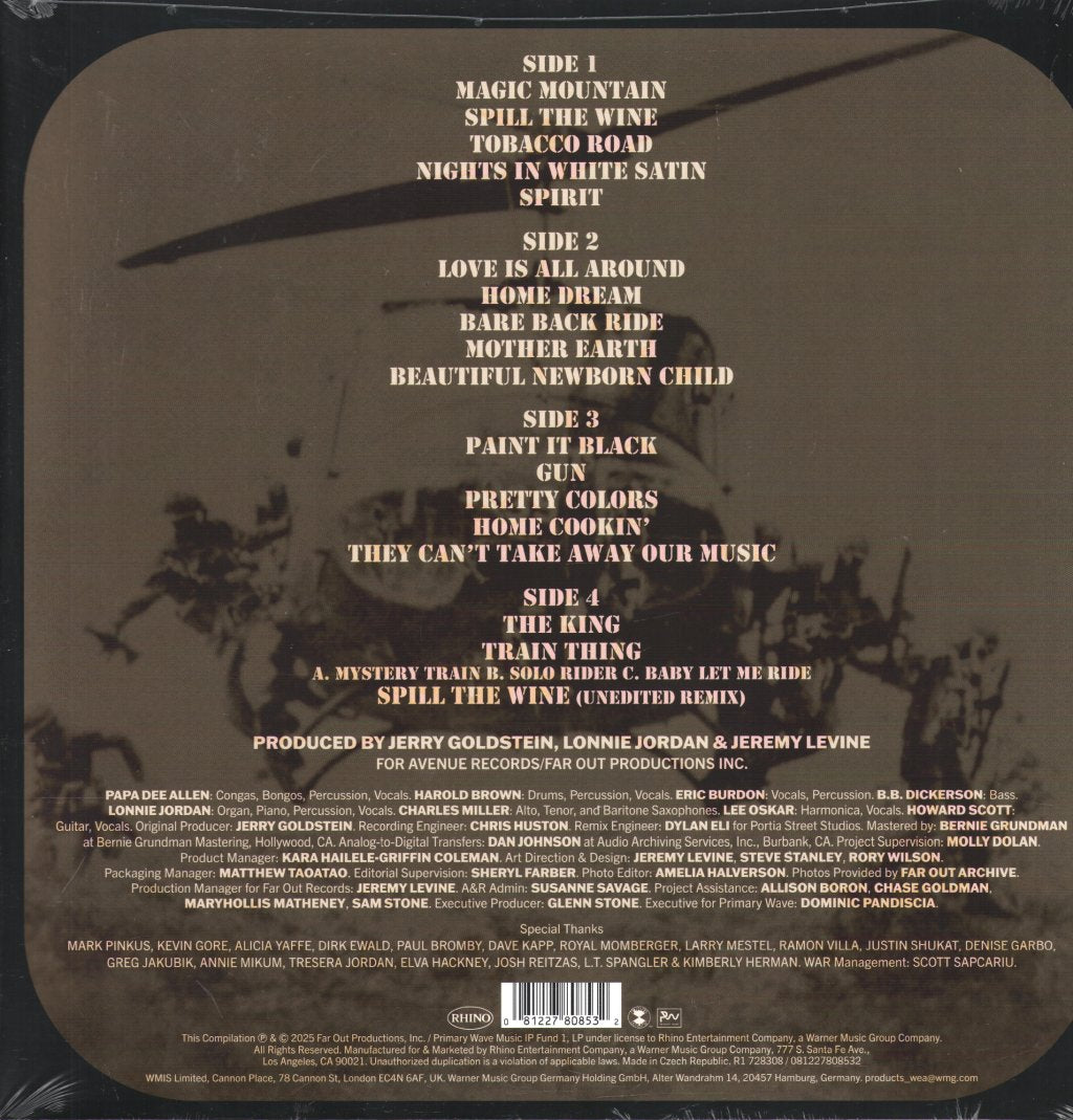 Eric Burdon And War - Best of Eric Burdon and War (Black Friday 2025) - Double Lp