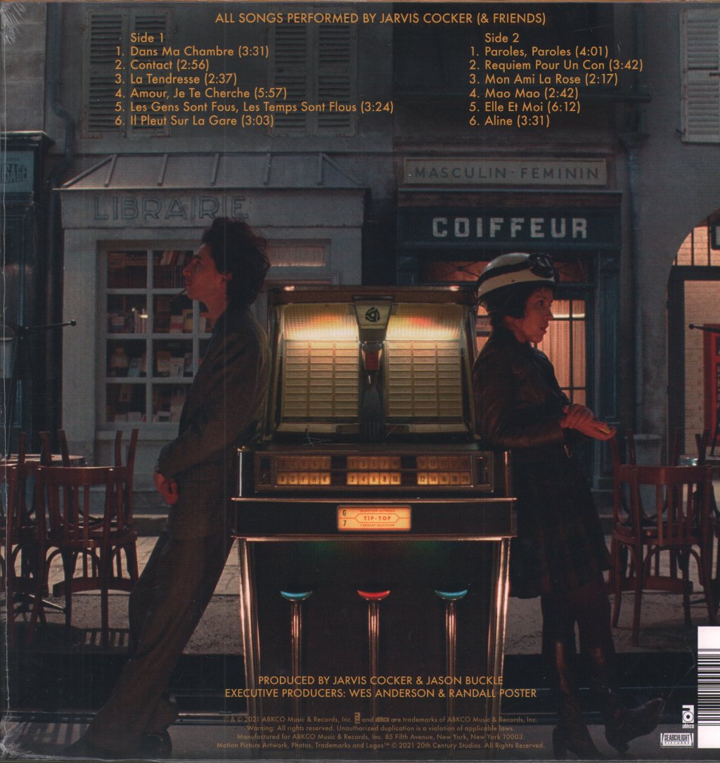 Jarvis Cocker - Chansons d'Ennui  Tip Top - Lp