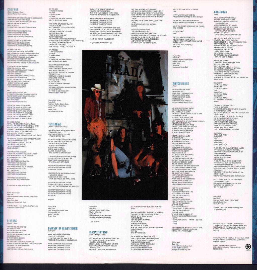 Guns N Roses - Use Your Illusion 2 - Double Lp