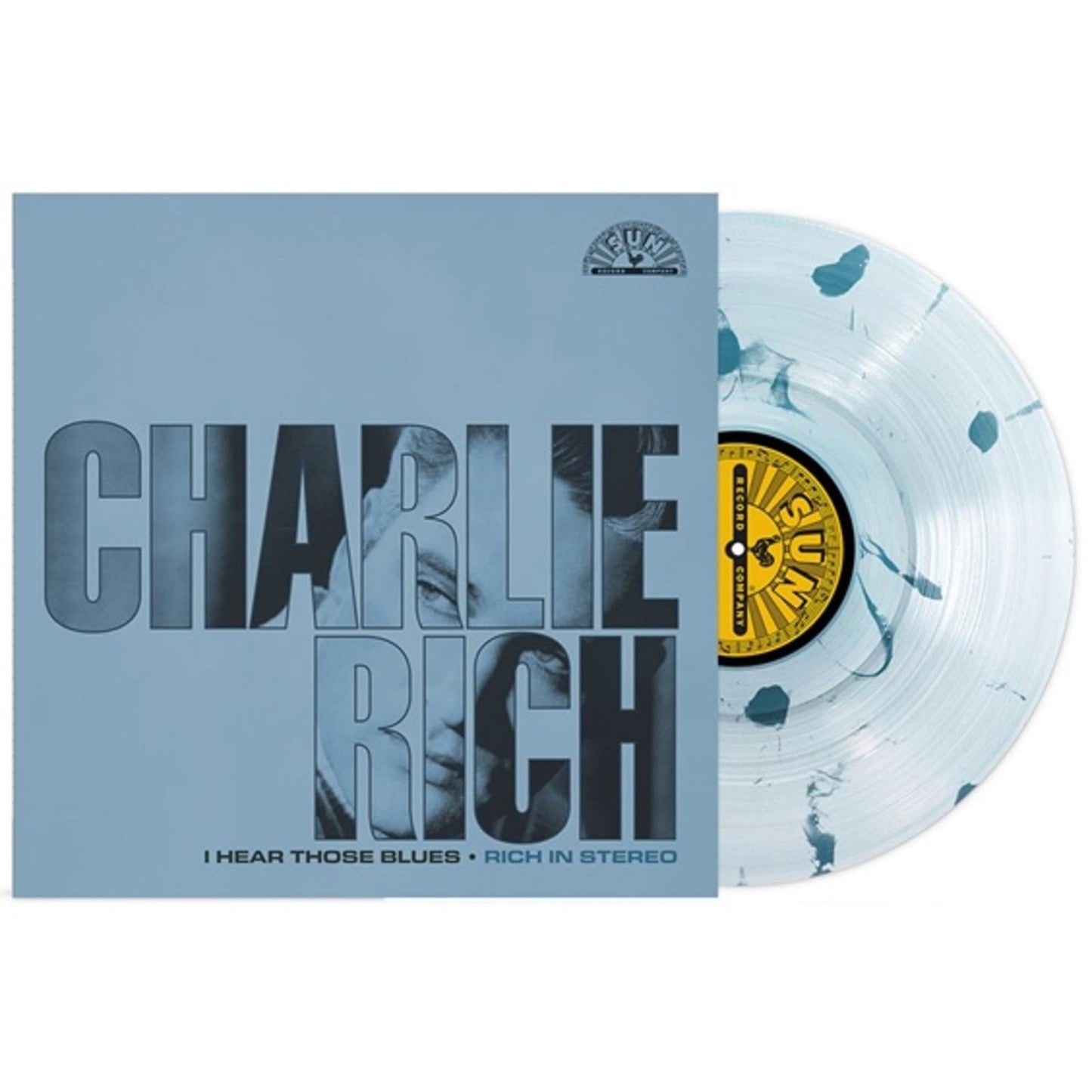 Charlie Rich - I Hear Those Blues: Rich In Stereo (Ultra Clear W/ Sea Blue Splatter Vinyl) - Lp