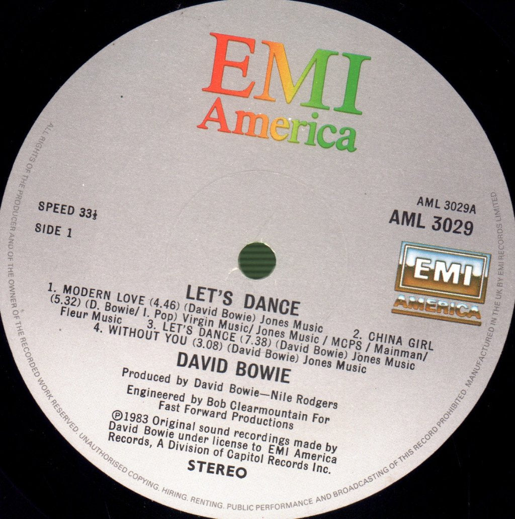 David Bowie - Let's Dance - Lp