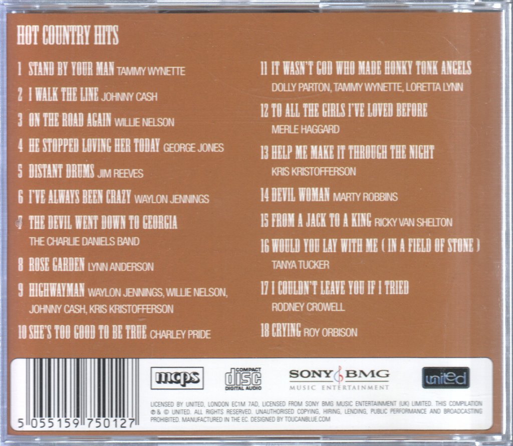 Various Artists - Hot Country Hits - Cd