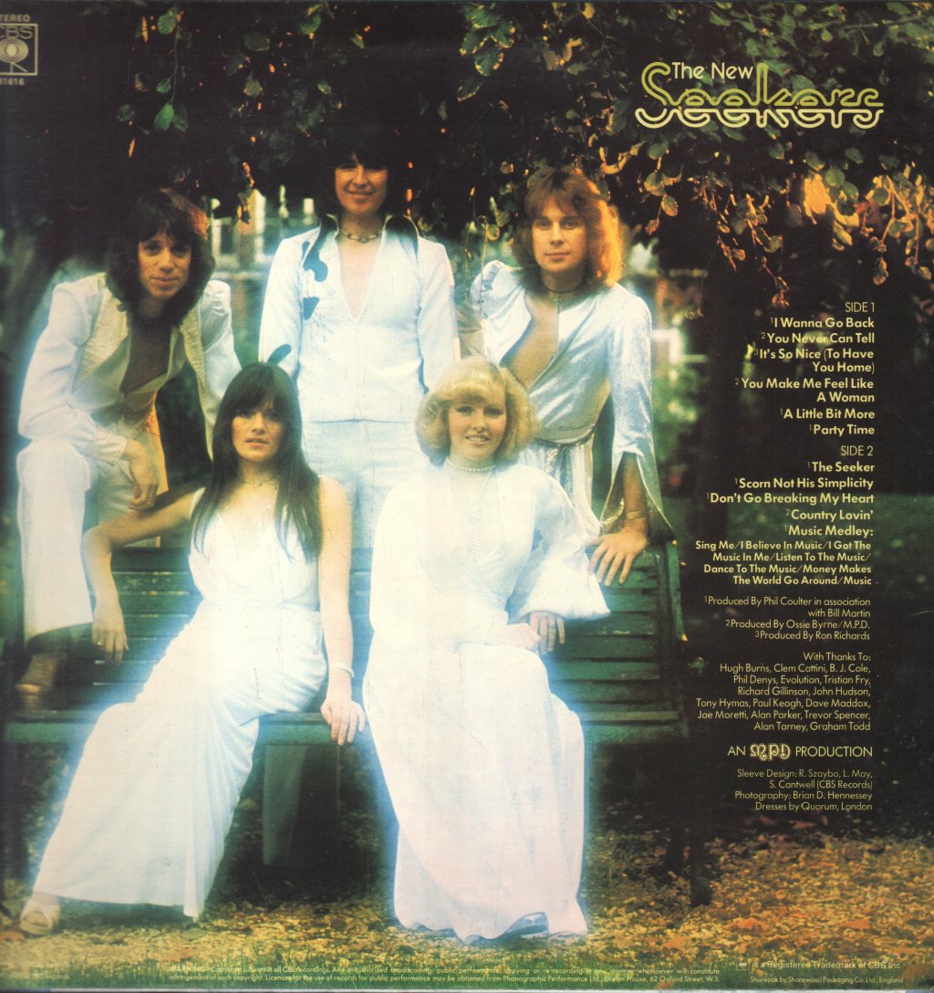 New Seekers - Together Again - Lp