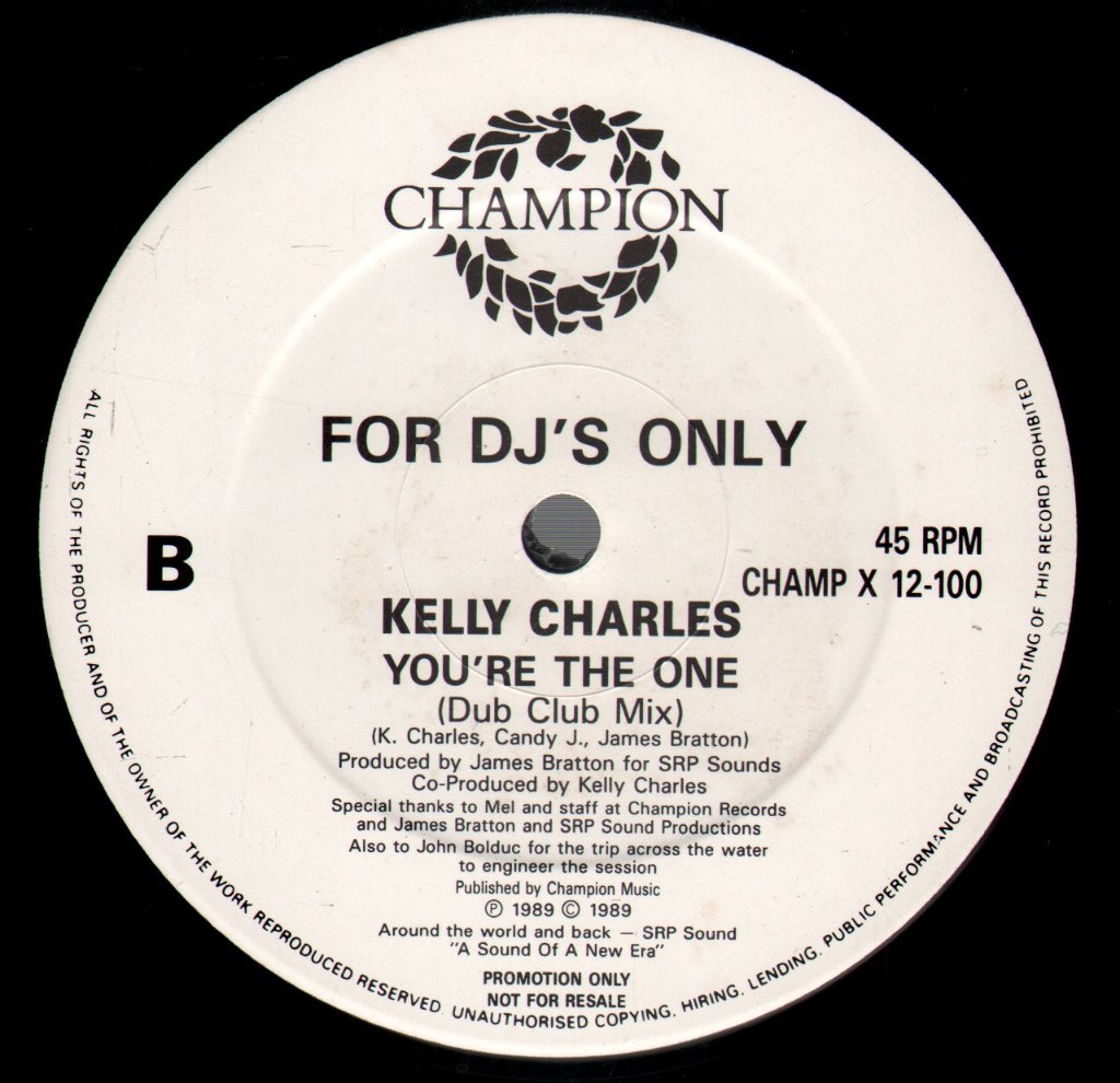 Kelly Charles - You're The One - 12 Inch