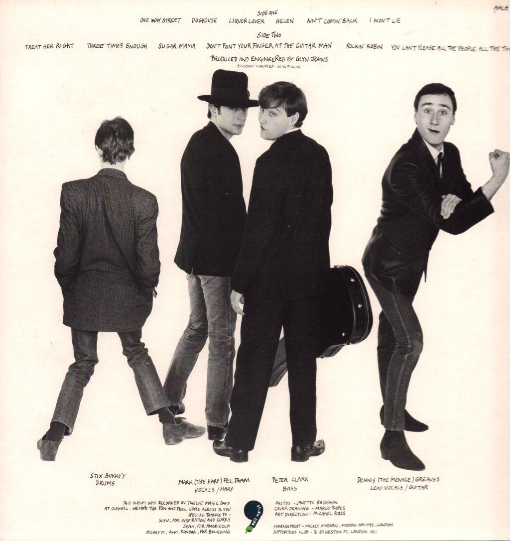 Nine Below Zero - Don't Point Your Finger - Lp