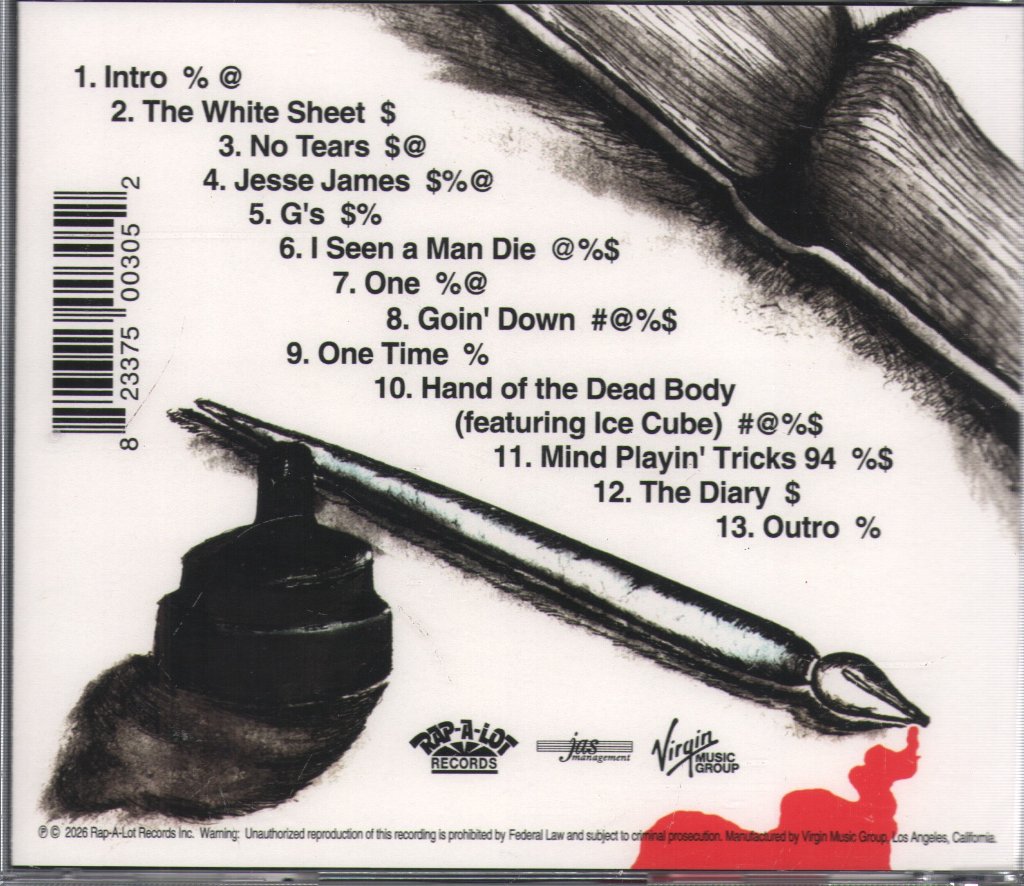 Scarface - Diary - Cd