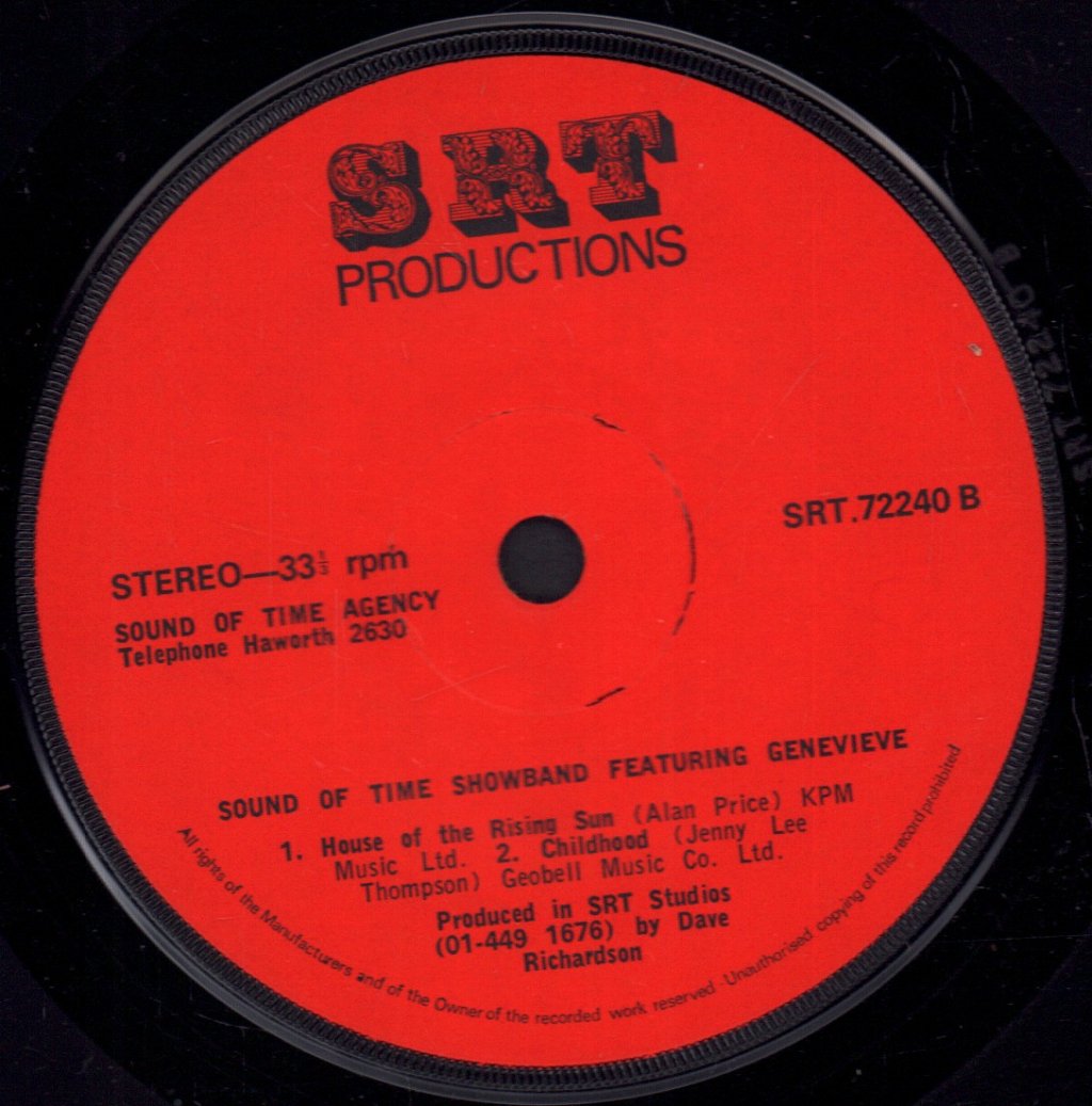 Sound Of The Showband Featuring Genevieve - We Know How You Feel - 7 Inch