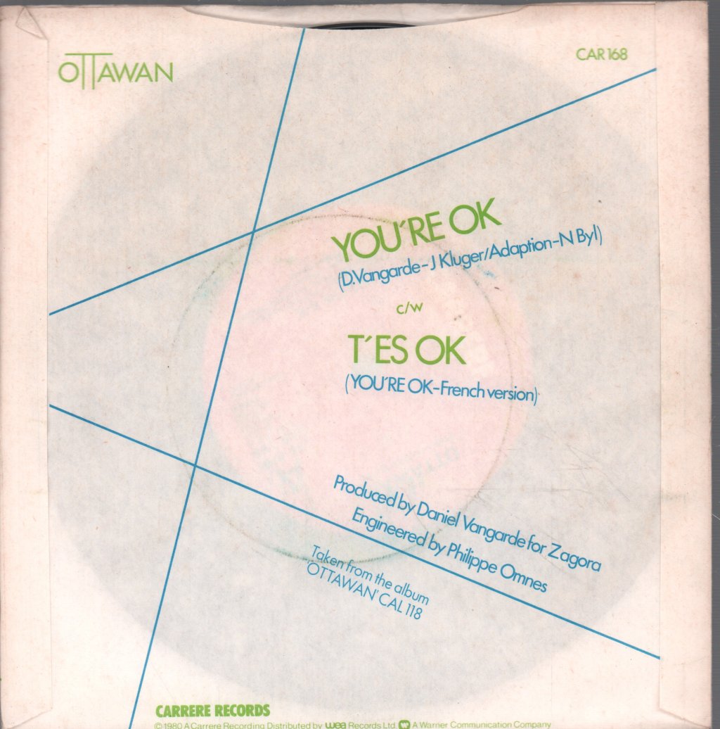 Ottawan - You're Ok - 7 Inch
