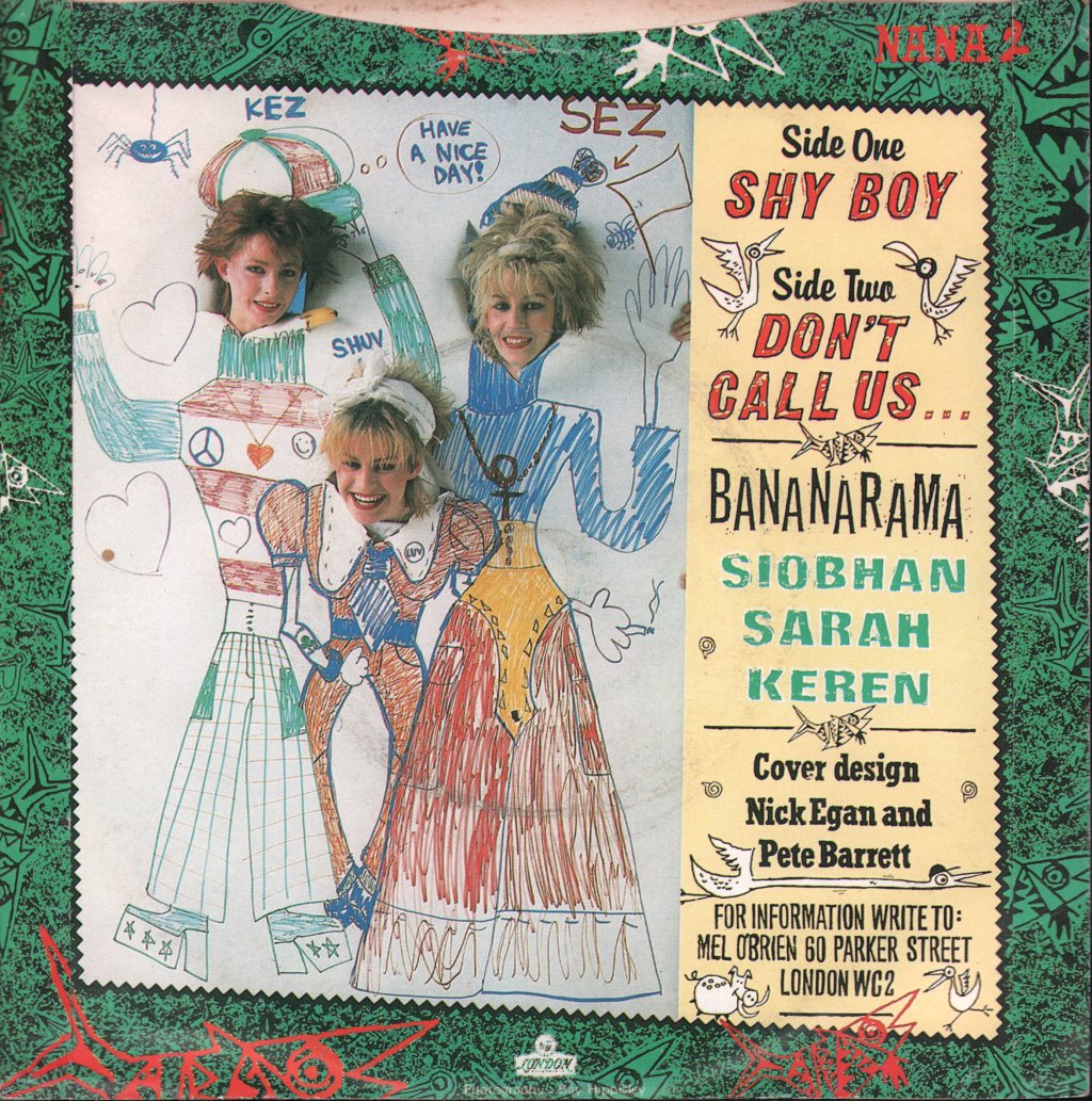 Bananarama - Shy Boy - 7 Inch