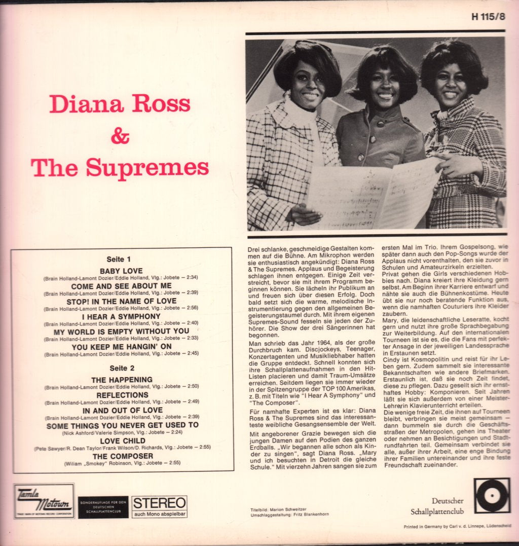 Supremes - Diana Ross & The Supremes - Lp